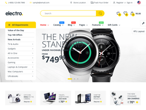 Electronics Shopify Starter Dropship Ecommerce Website